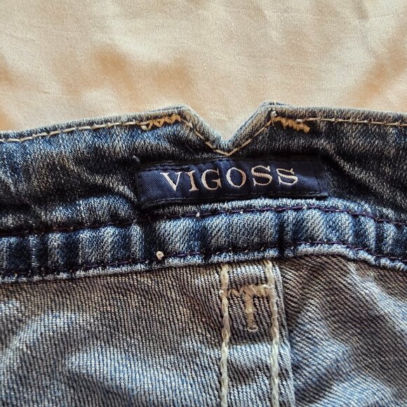 Vigoss  The New York Capri Jeans Size  16 stretch  Length  Inseam 27" - Picture 3 of 7